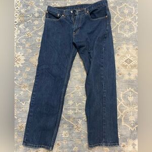 Levi's Dark Blue Straight Jeans for Men
